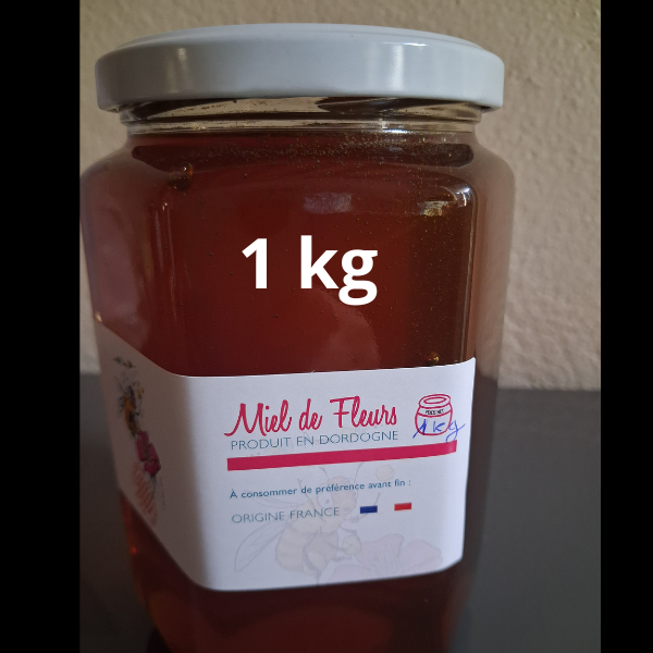 Miel de fleurs 1 kg